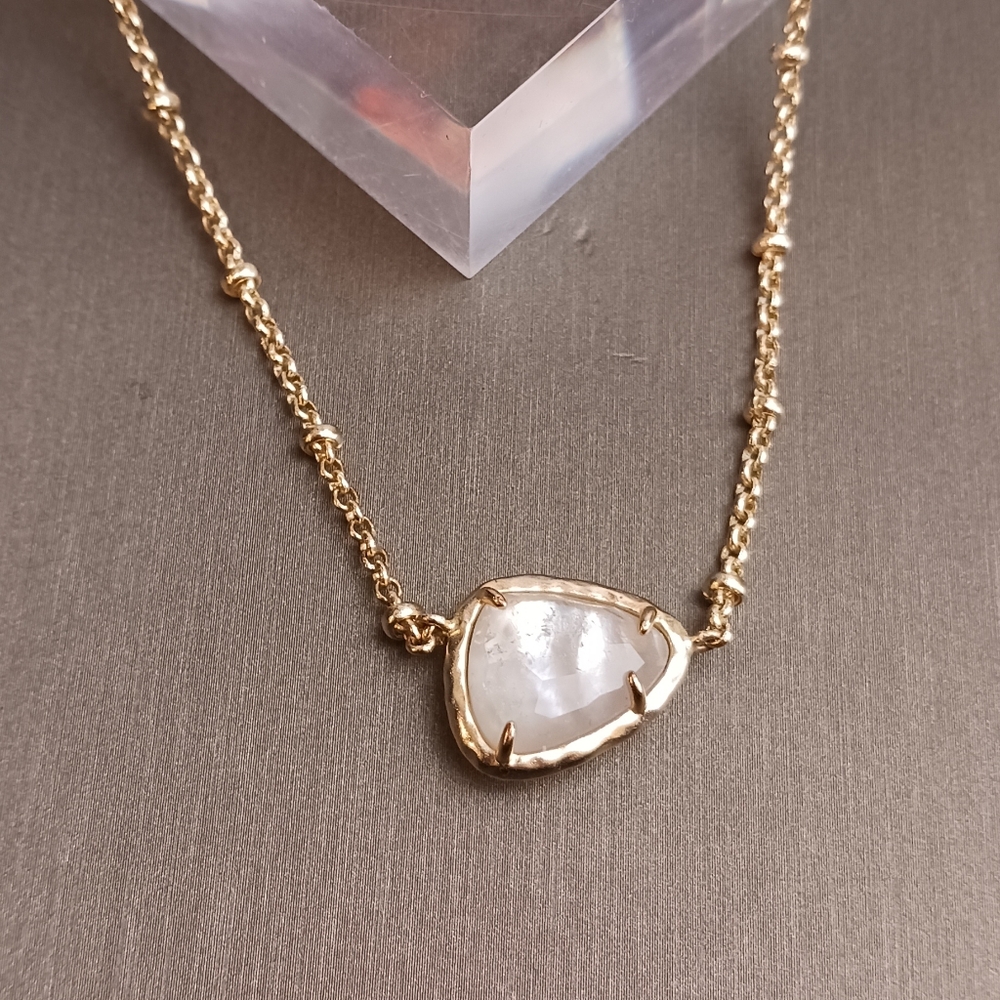 Kendra Scott Gold Tone Moonstone Adjustable necklace